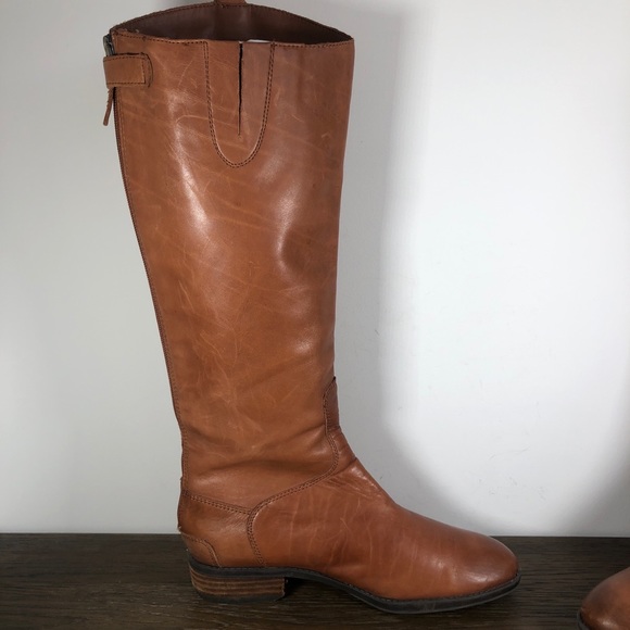 Sam Edelman Tan Leather Knee-High Boots - Picture 6 of 12